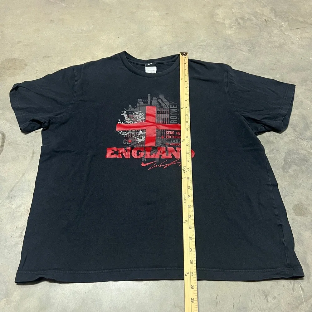 Nike England Wayne Rooney 9 Soccer T-Shirt Mens XXL Black 363082-010